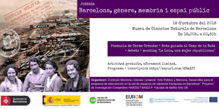 18/10::. Jornada 'Barcelona, gènere, memòria i espai públic'