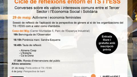 Cicle de Reflexions entorn el Tercer Sector i l'Economia Social i Solidàri